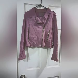 Mauve BlankNYC Moto Jacket